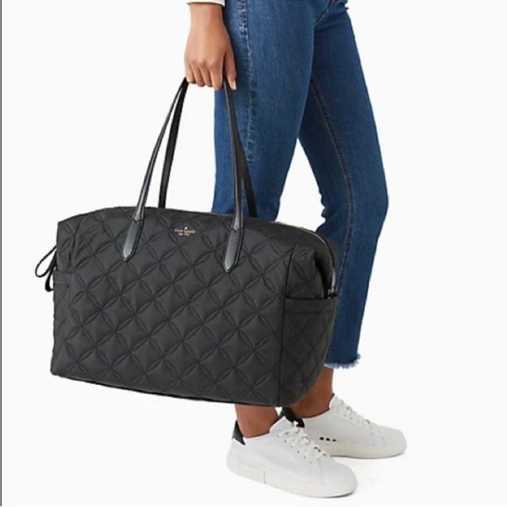 Kate Spade Chelsea Quilted Weekender Bag